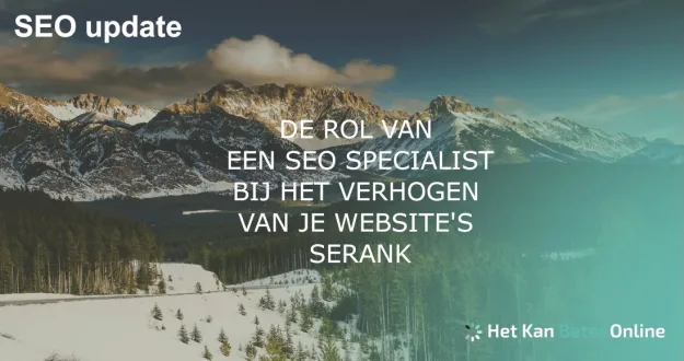 rol seo specialist verhogen website serank