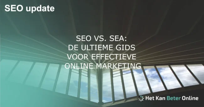 SEO en SEA Online Marketing